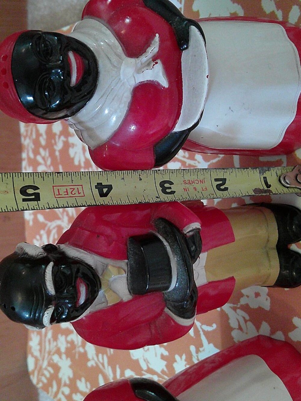 VTG Aunt Jemima Uncle Moses Salt & Pepper shakers & Syrup dispenser - Picture 3 of 10